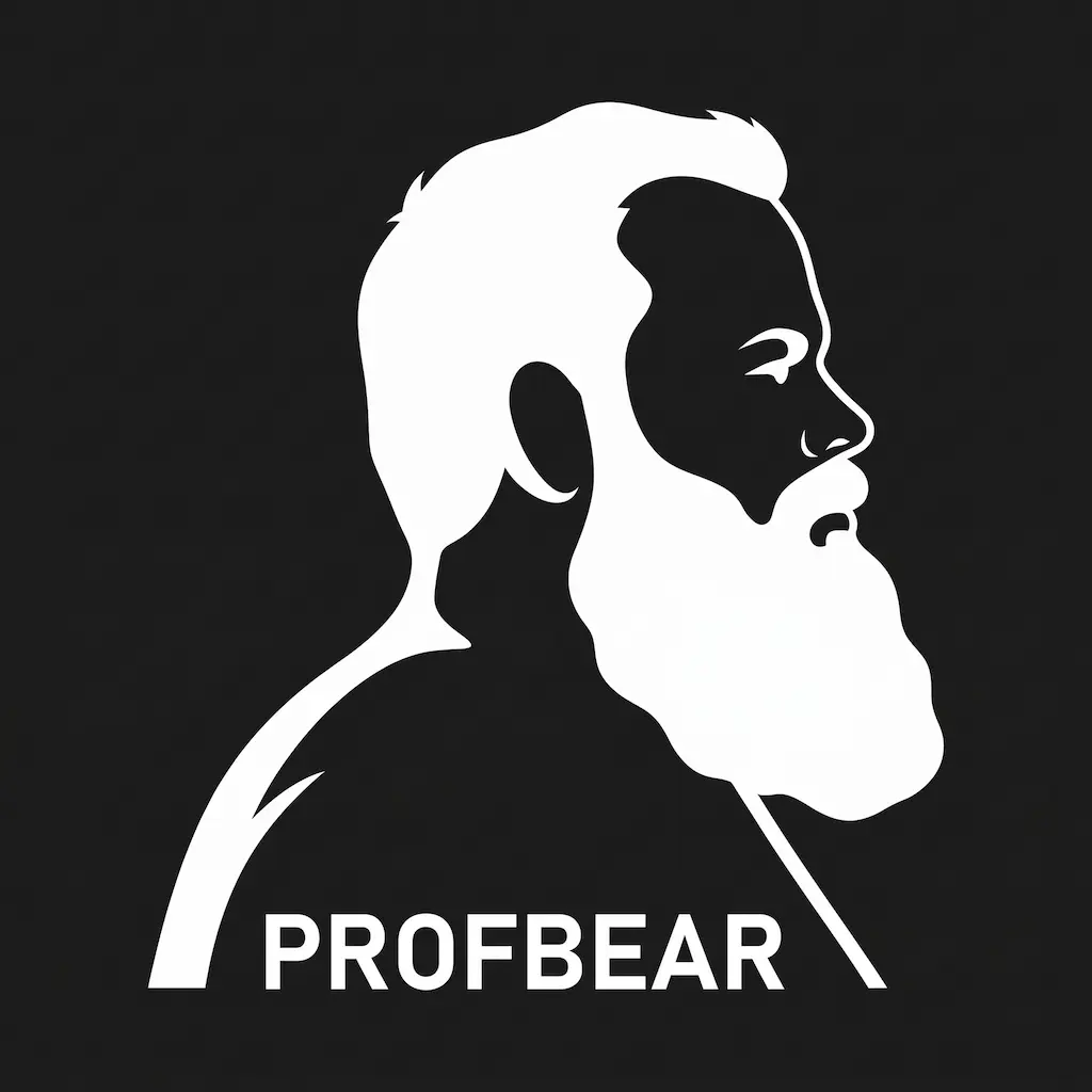 ProfBear Silhouette in Dark artwork