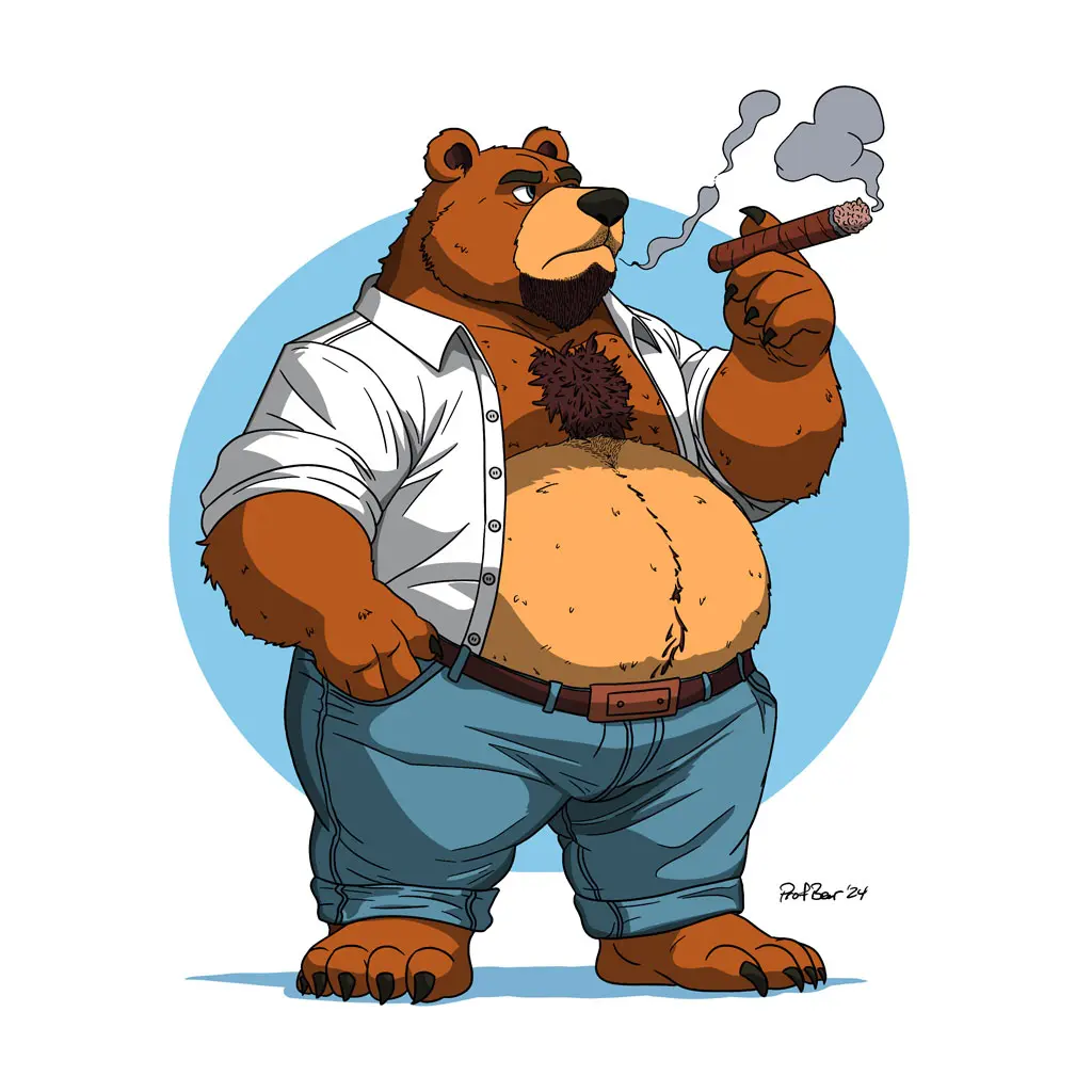 Smoking Bear artwork